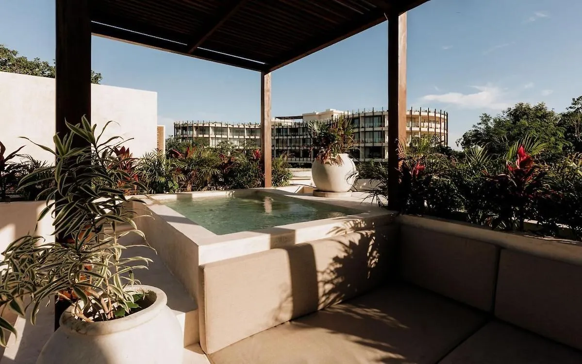 Casa Colina Stunning Pool Rooftop Bbq N Lounge 图卢姆 墨西哥